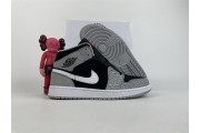 Jordan 1 Mid Elephant Print