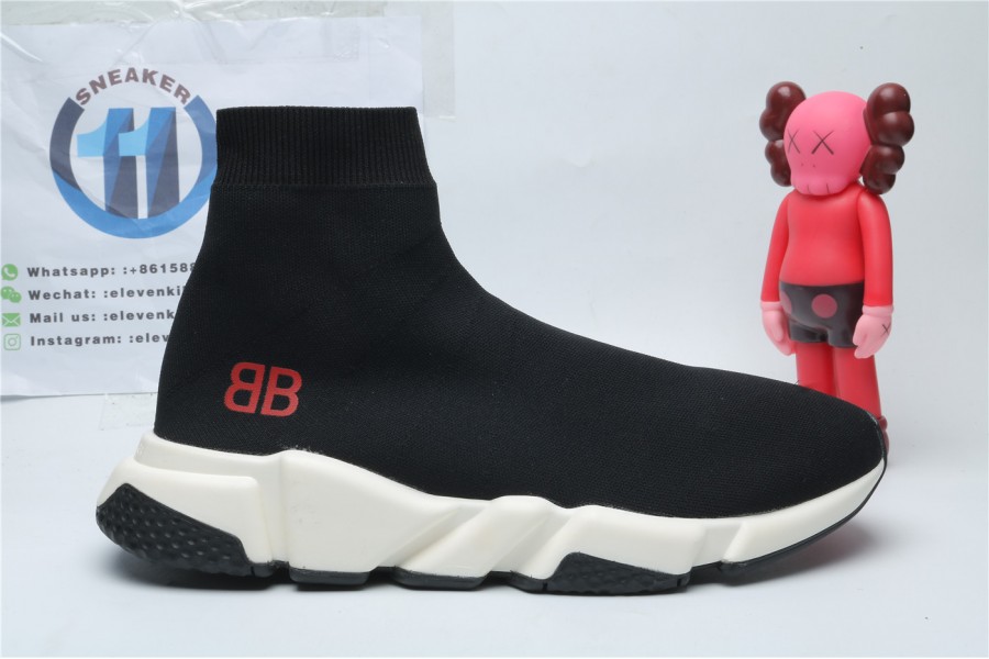 Balenciage Speed Trainer Mr. Porter Black