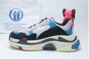 Balenciaga Triple S Blue And Black