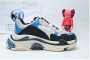 Balenciaga Triple S Blue And Black
