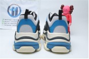 Balenciaga Triple S Blue And Black