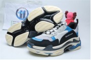 Balenciaga Triple S Blue And Black