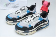 Balenciaga Triple S Blue And Black