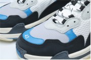 Balenciaga Triple S Blue And Black