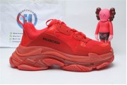 Balenciaga Triple S Clear Sole Red