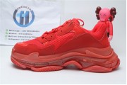 Balenciaga Triple S Clear Sole Red