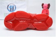 Balenciaga Triple S Clear Sole Red