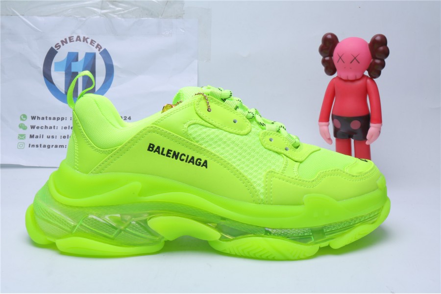 Balenciaga Triple S Clearsole Fluo Yellow