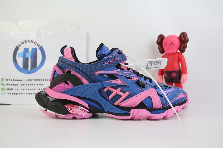 Balenciaga Track 2 Blue And Pink