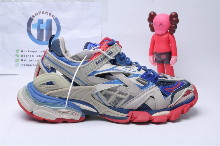 Balanciaga Track 2 Red And Blue