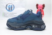Balenciaga Triple S Clear Sole Navy