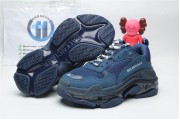 Balenciaga Triple S Clear Sole Navy