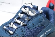 Balenciaga Triple S Clear Sole Navy