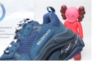 Balenciaga Triple S Clear Sole Navy