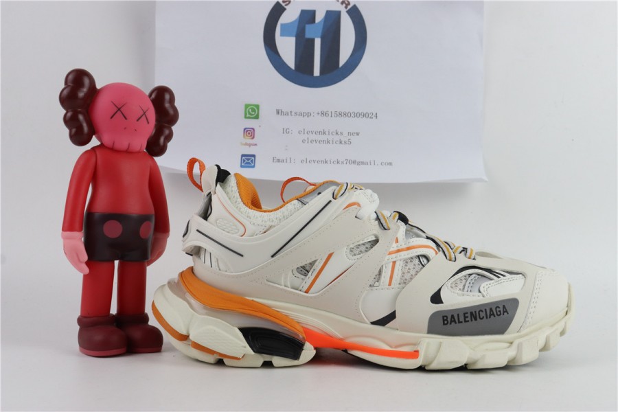Balenciag Track White Orange