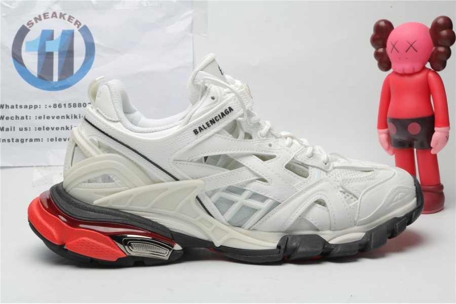 Balenciaga Track White and Red