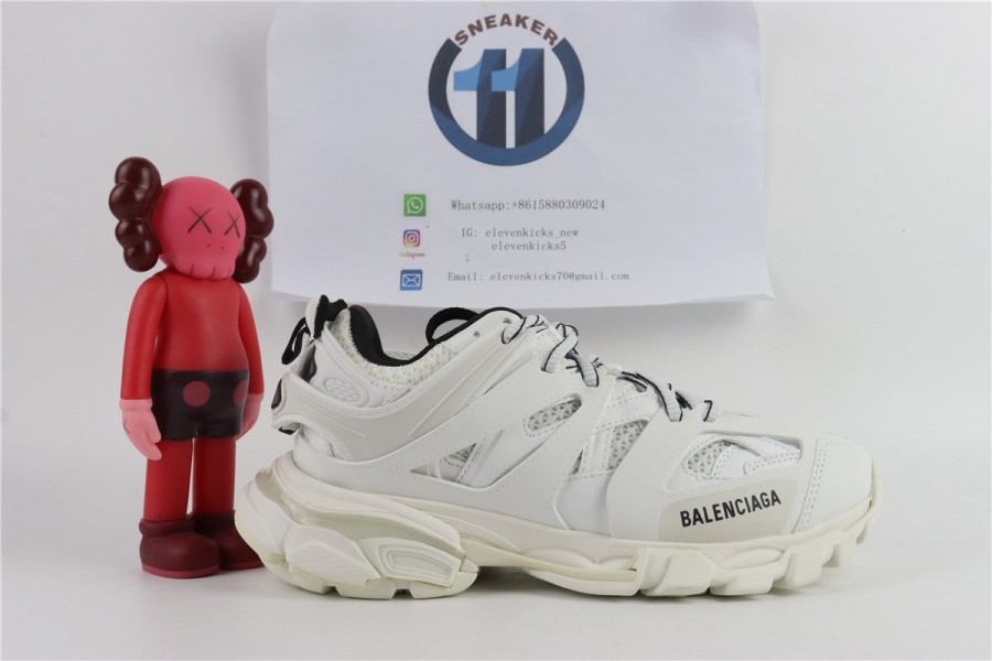 Balenciag Track White  With LED