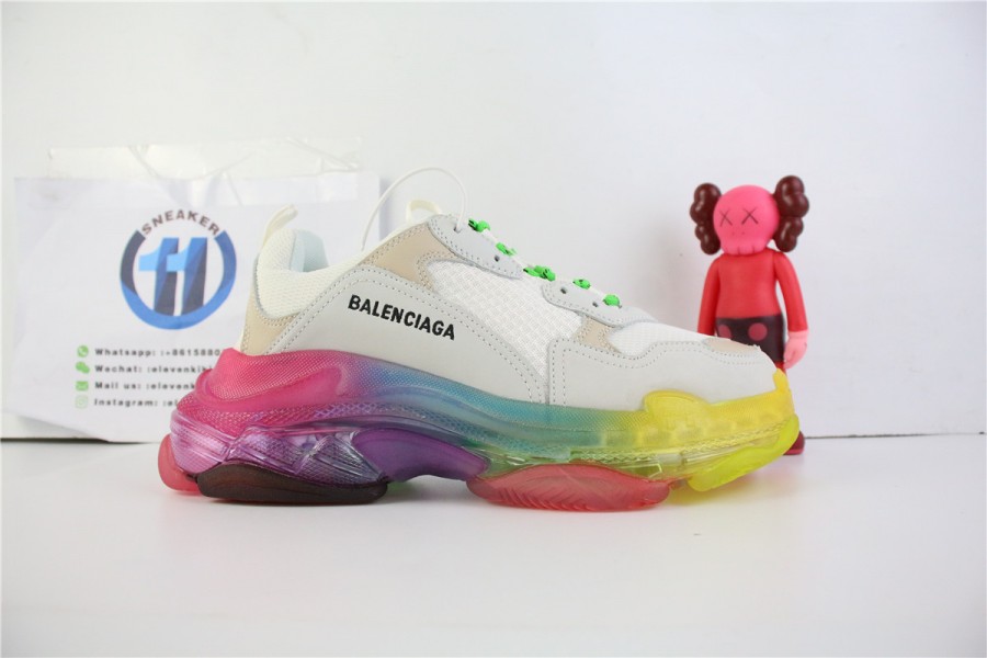 Balenciaga Triple S Rainbow Clear Sole