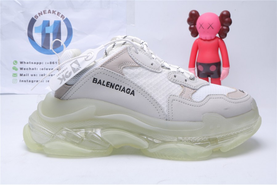 Balenciaga Triple S Clear Sole White
