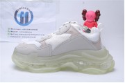 Balenciaga Triple S Clear Sole White