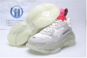 Balenciaga Triple S Clear Sole White