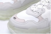 Balenciaga Triple S Clear Sole White
