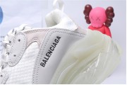 Balenciaga Triple S Clear Sole White