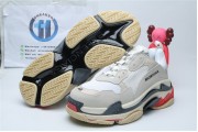 Balenciaga Triple S White Red