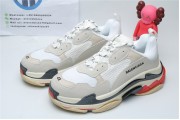 Balenciaga Triple S White Red