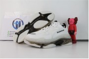 Blalenciaga Triple S Clear Sole White