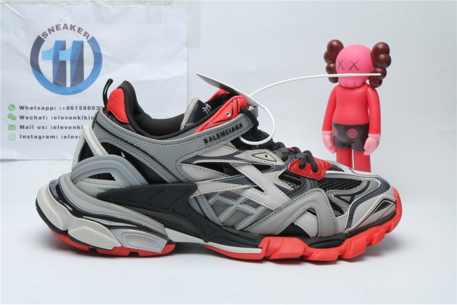 Balenciaga Track 2 Grey Black Red