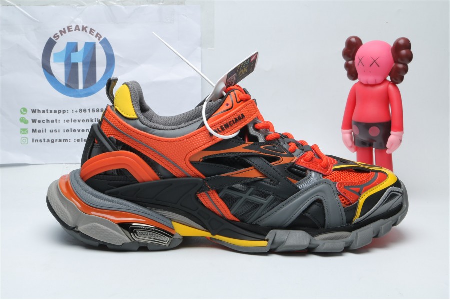 Balanciaga Track 2 Red And Black