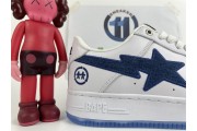 BAPE STA Low White