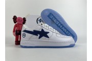BAPE STA Low White