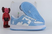 A Bathing Ape Bape Sta Low Orange Blue