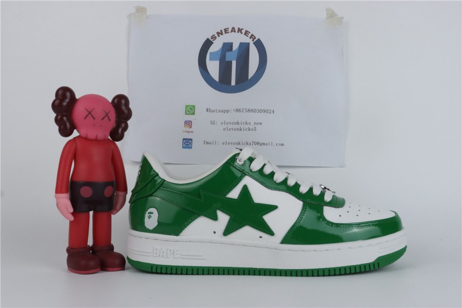 A Bathing Ape Bape Sta Low Green