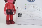 BAPE STA Low White