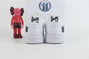 BAPE STA Low White