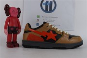 A Bathing Ape Bape SK8 Sta Brown Orange