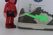 A Bathing Ape Bape SK8 Sta Grey Green