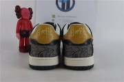 A Bathing Ape Bape SK8 Sta Grey Mustard Yellow