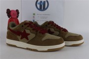 A Bathing Ape Sk8 Sta Wheat Red