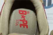 A Bathing Ape Sk8 Sta Wheat Red