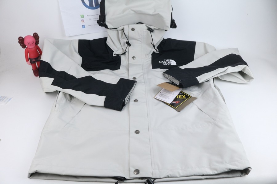 The North Face Down Jacket white and grey