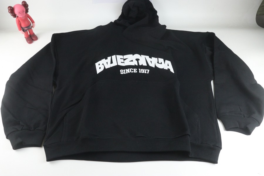 BALENCIAGA Men's Black Hoodie