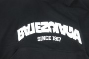 BALENCIAGA Men's Black Hoodie