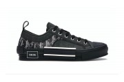 Dior B23 Low Canvas Oblique Black