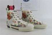 Dior B23 High Top Flowers Oblique