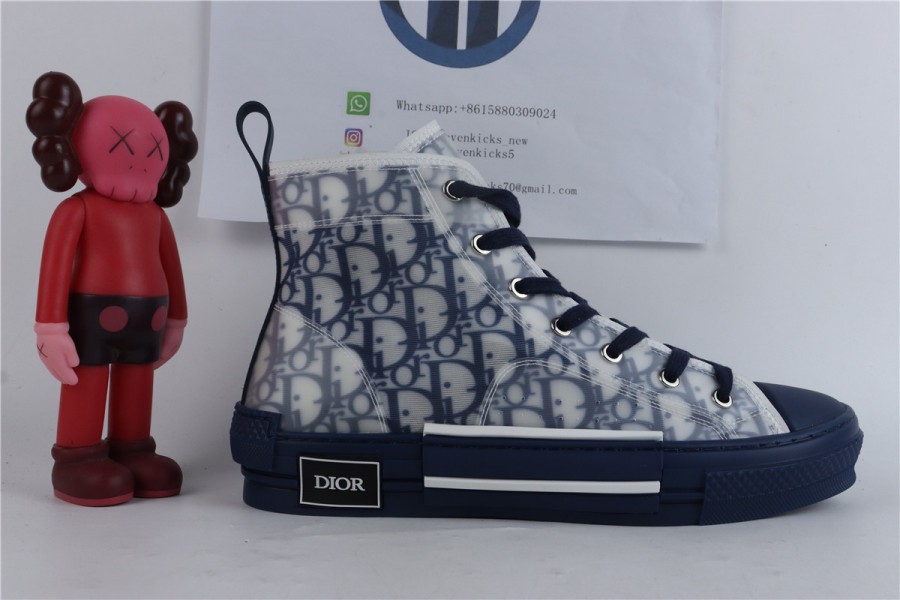 Dior B23 High Top Blue Oblique