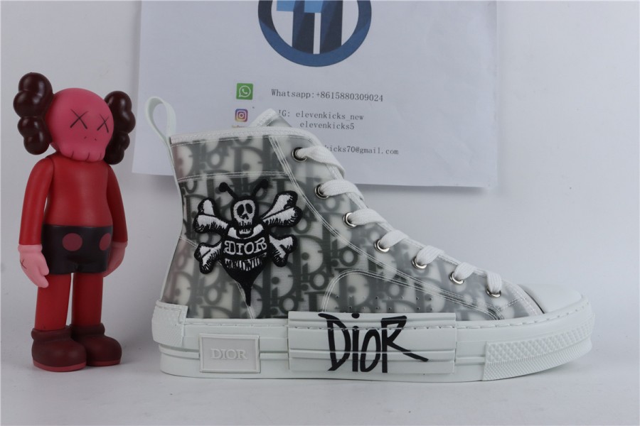 Dior And Shawn B23 High Top Bee Embroidery